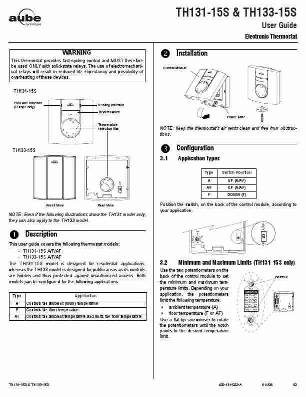Aube Technologies Thermostat TH131-15S-page_pdf